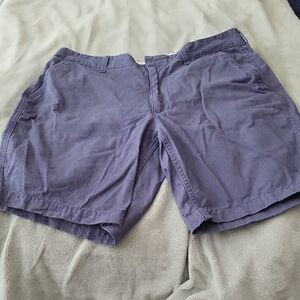 St. John Collection Navy Flat Front Shorts